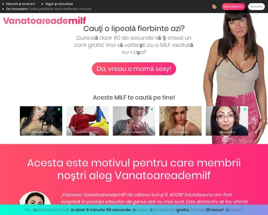 Vanatoareademilf.ro